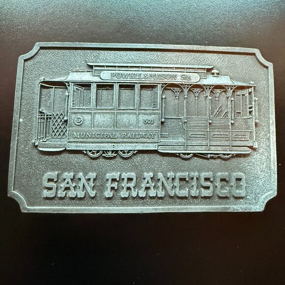 Belt Buckle - San Francisco cable car - Picture 1 of 2